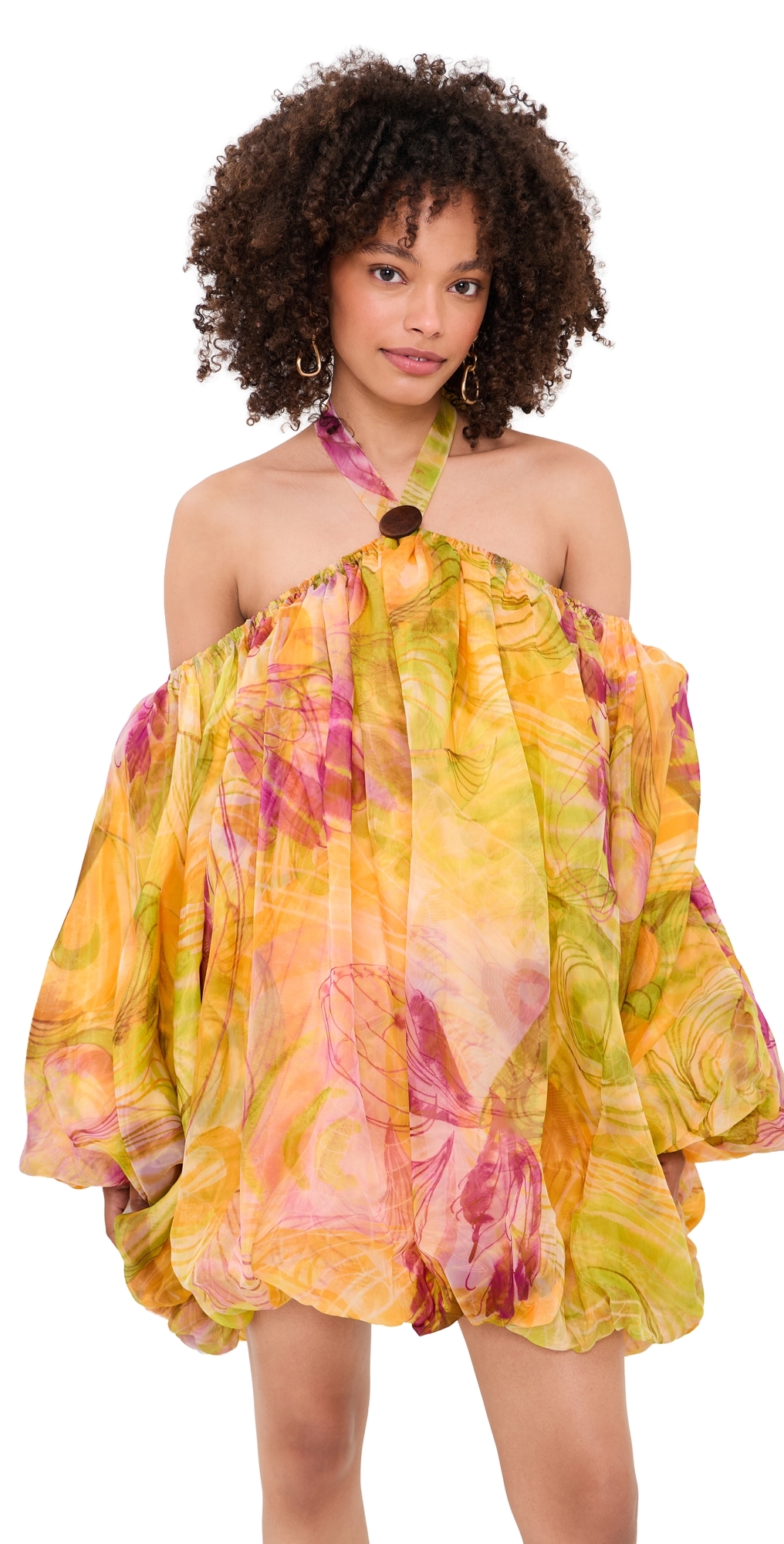 Bayo Bubble Dress Vibra Print