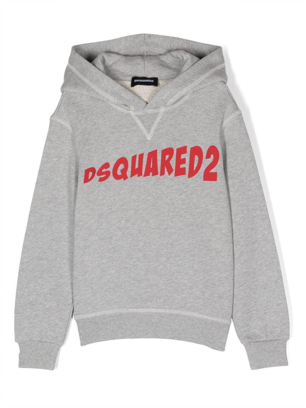 Logo-print hoodie - Grey