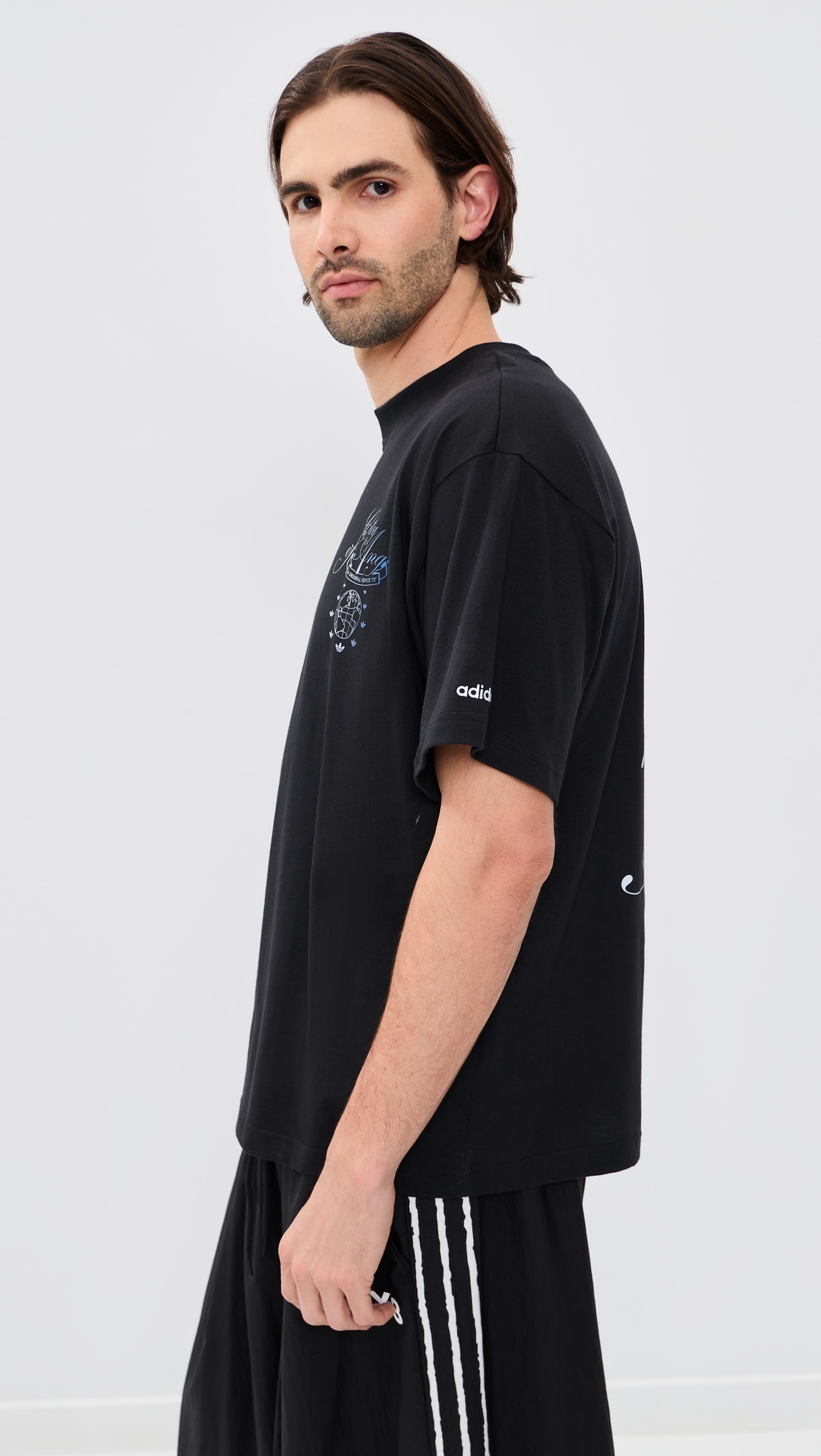 LA City Tee Black/Crew Yellow