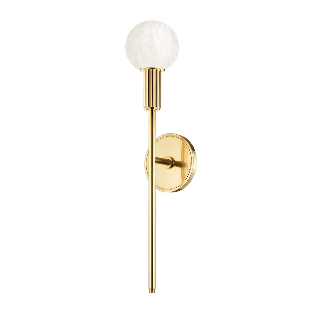 Aged Brass LED Wall Sconce from the Murray Hill Collection