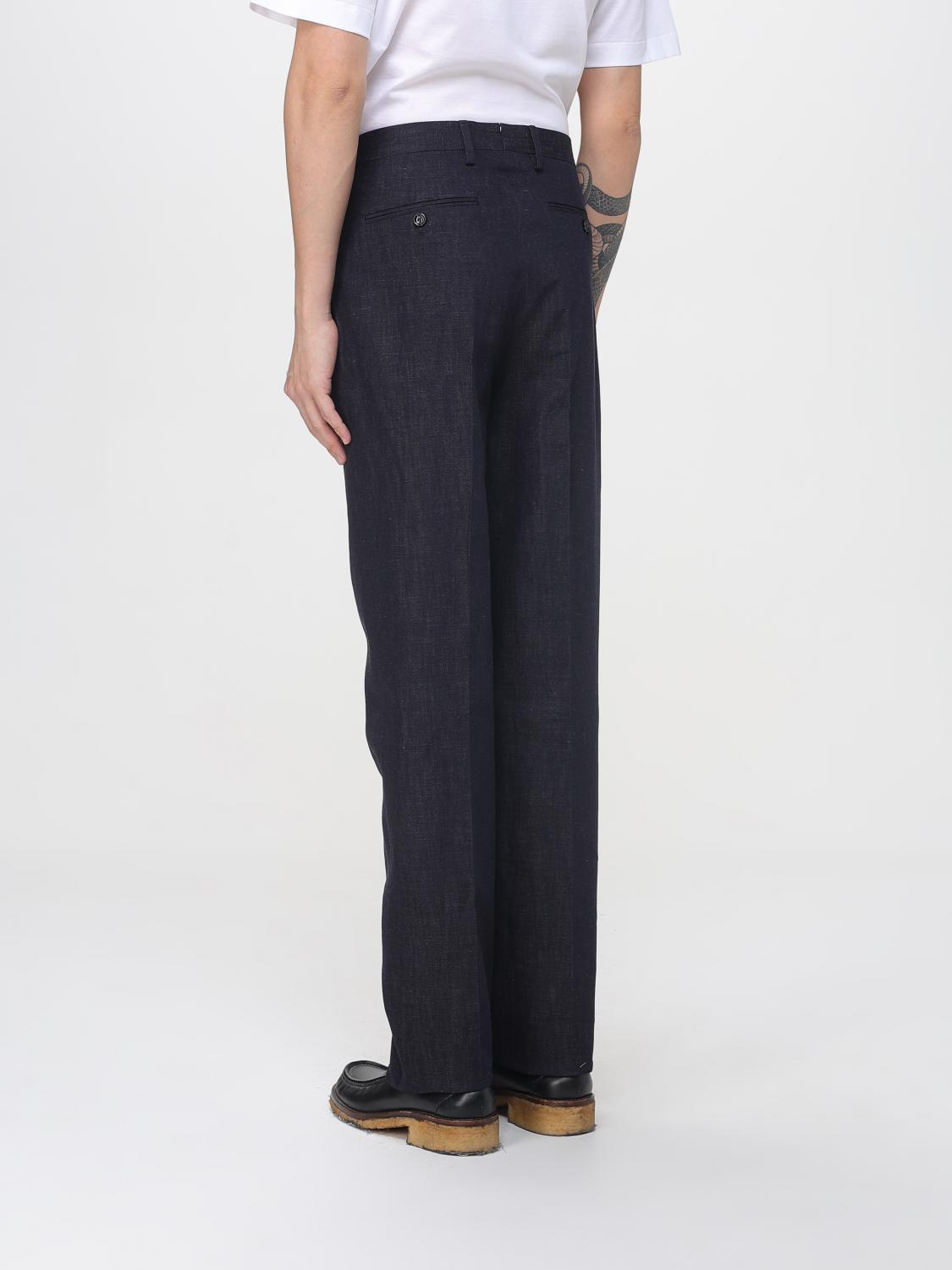 Pants Men color Blue