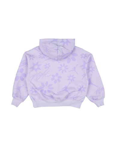 Floral Flight Aop Po Hoodie Kid Girl Sweatshirt Light purple