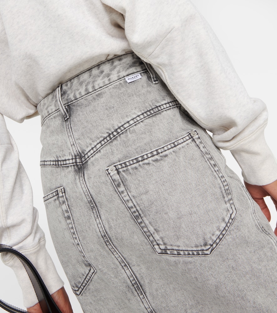 Vandy denim midi skirt