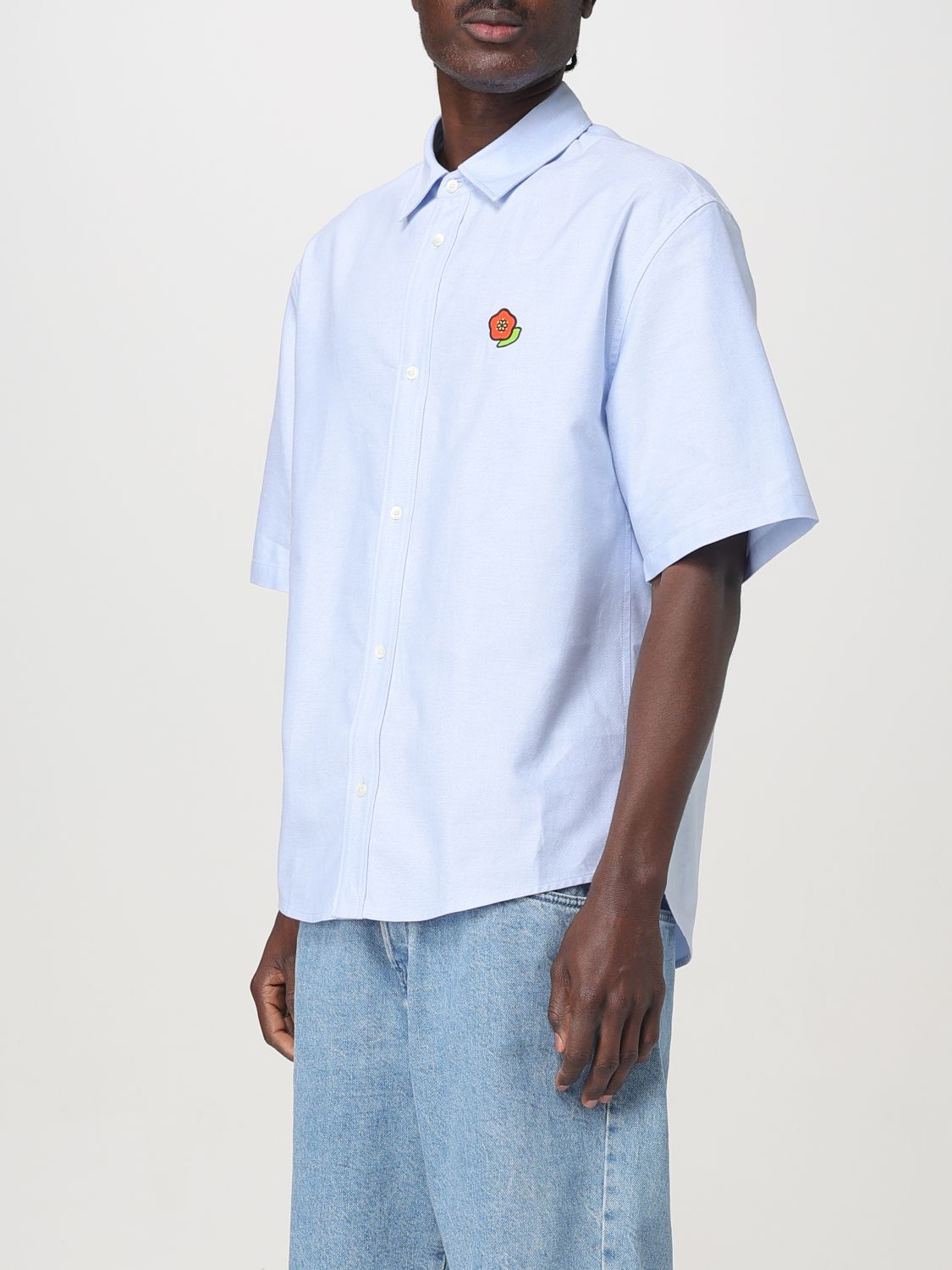 Boke Flower shirt - Blue