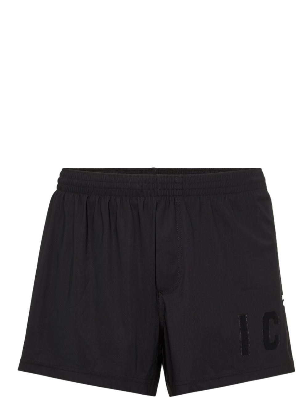Icon elasticated-waist shorts - Black