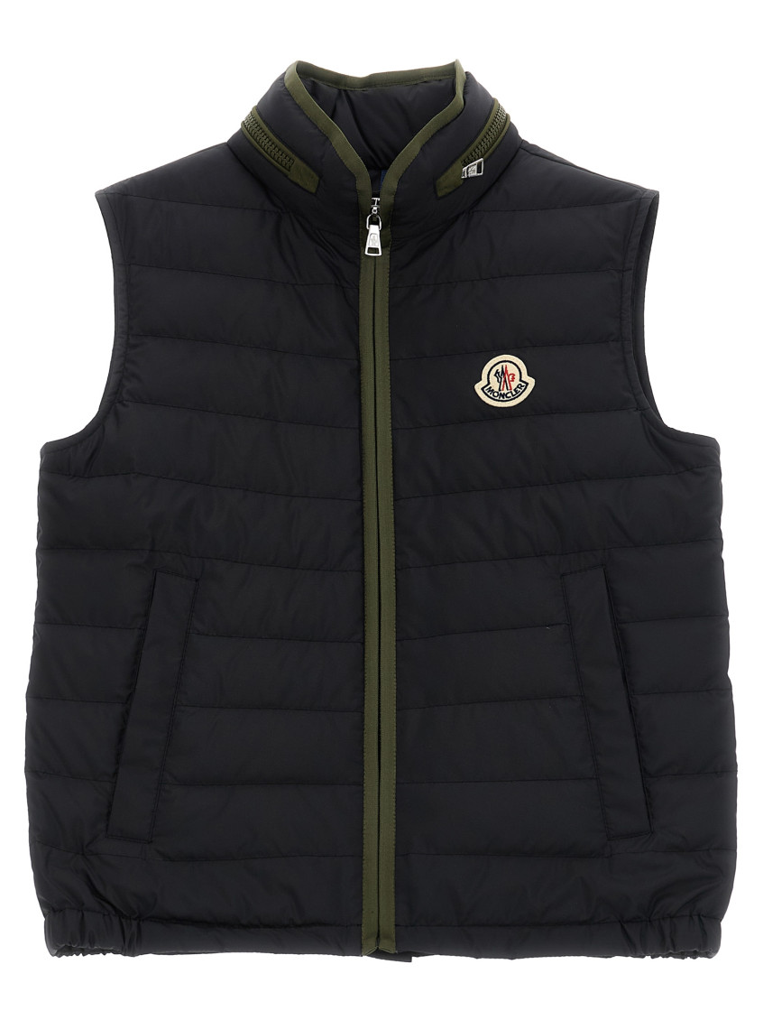 Boys Black Quilted Jacket