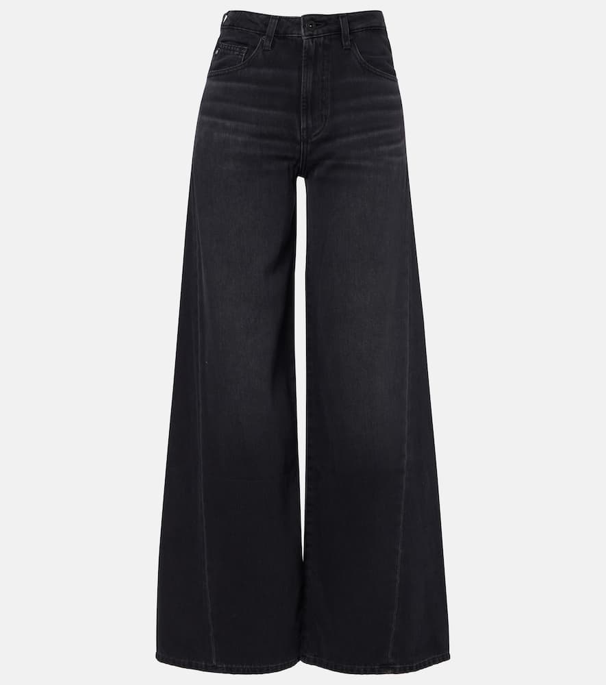 Helsinki high-rise wide-leg jeans