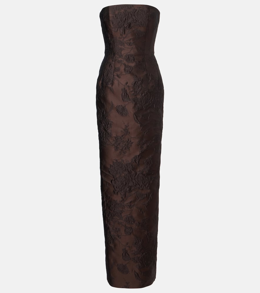 Laelia jacquard corset gown