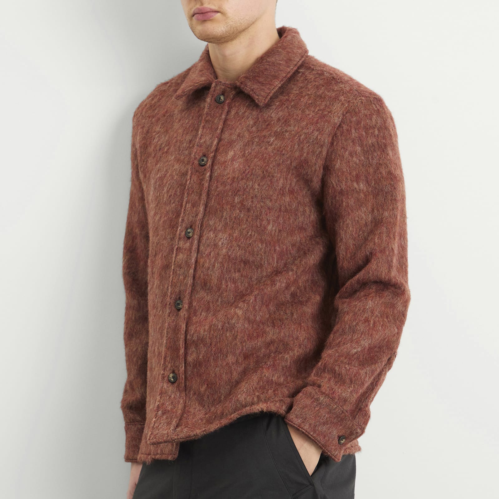Men's Cullu Overshirt Hairy Sienna