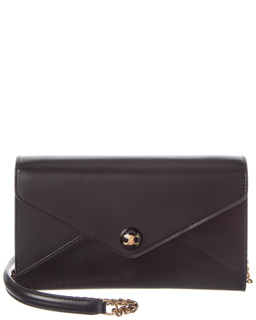 Envelope Leather Wallet On Chain