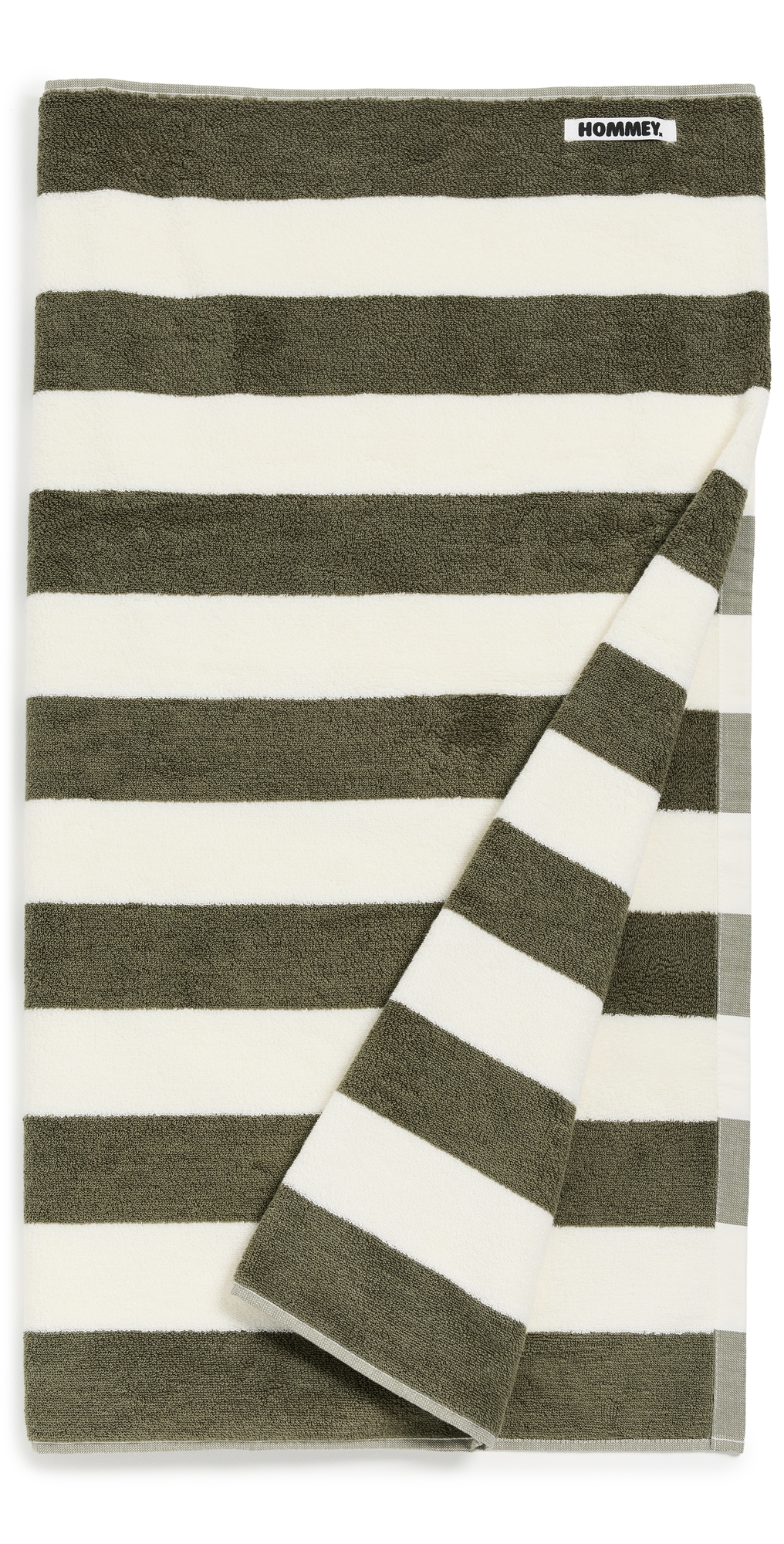 Beach Towel Matcha Stripes One Size