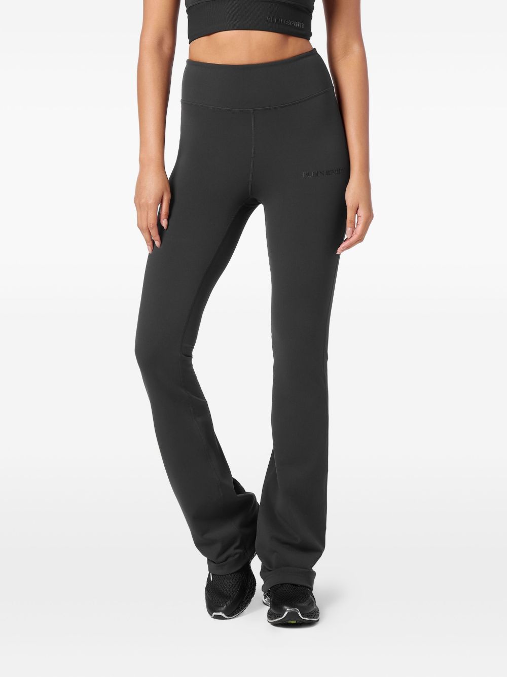 Logo bootcut leggings - Grey