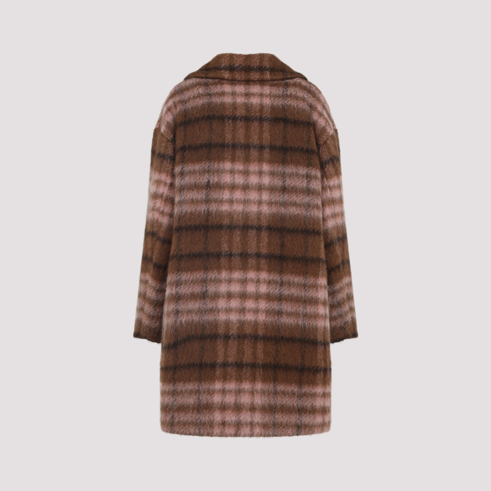 Double Breasted & Peacoat Brown