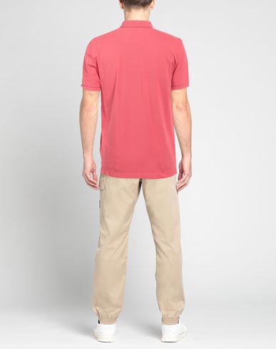 Man Polo shirt Coral Size L Pima Cotton