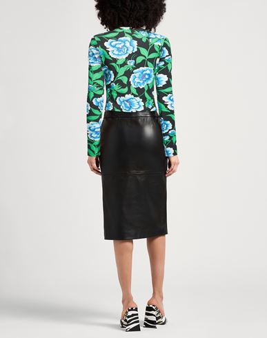 Woman Shirt Black Size M Cotton, Elastane