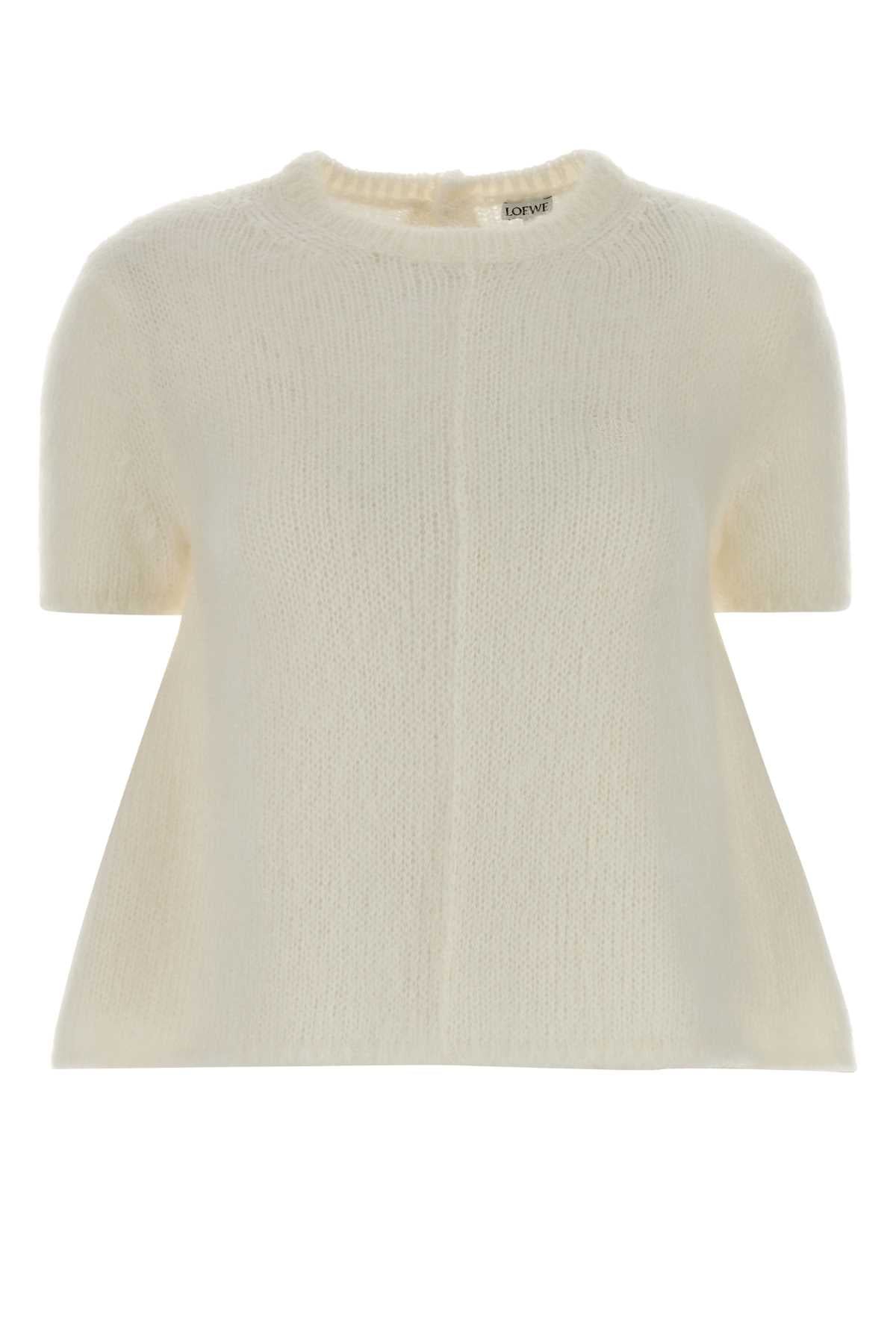 Sleeve Sweater — White