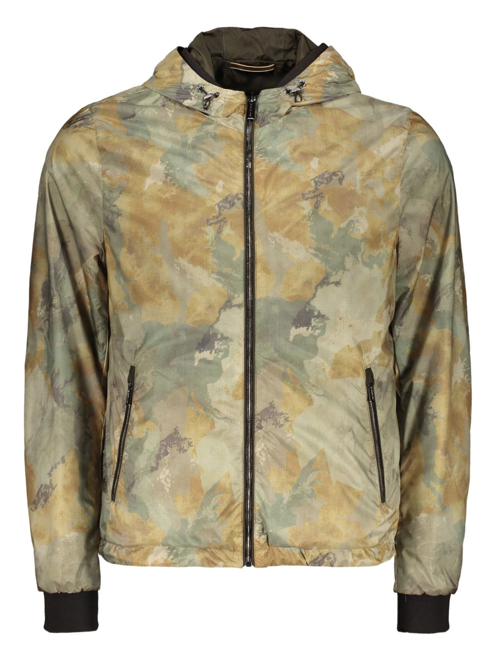 Moorer printed bomber jacket - Green