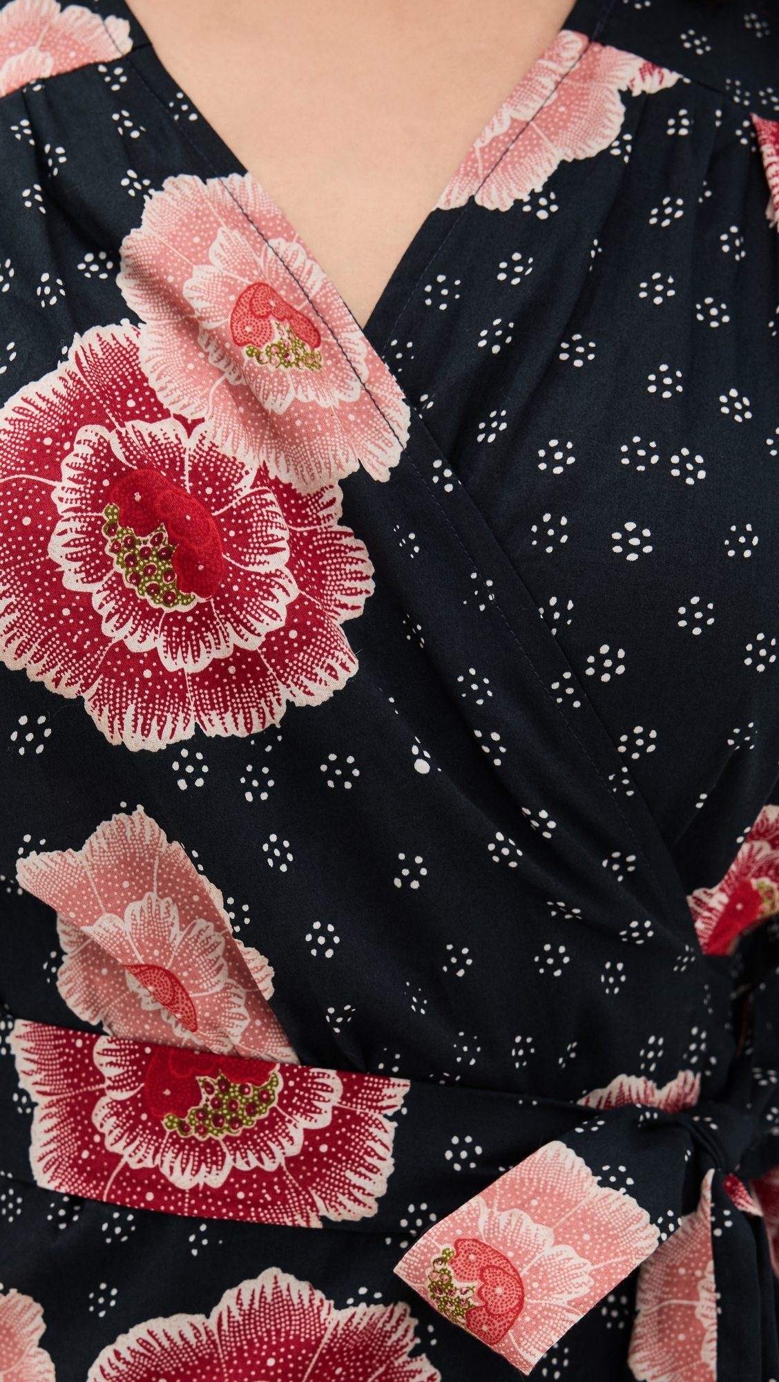 Kate Long Sleeve Dress POPPY INDIGO 