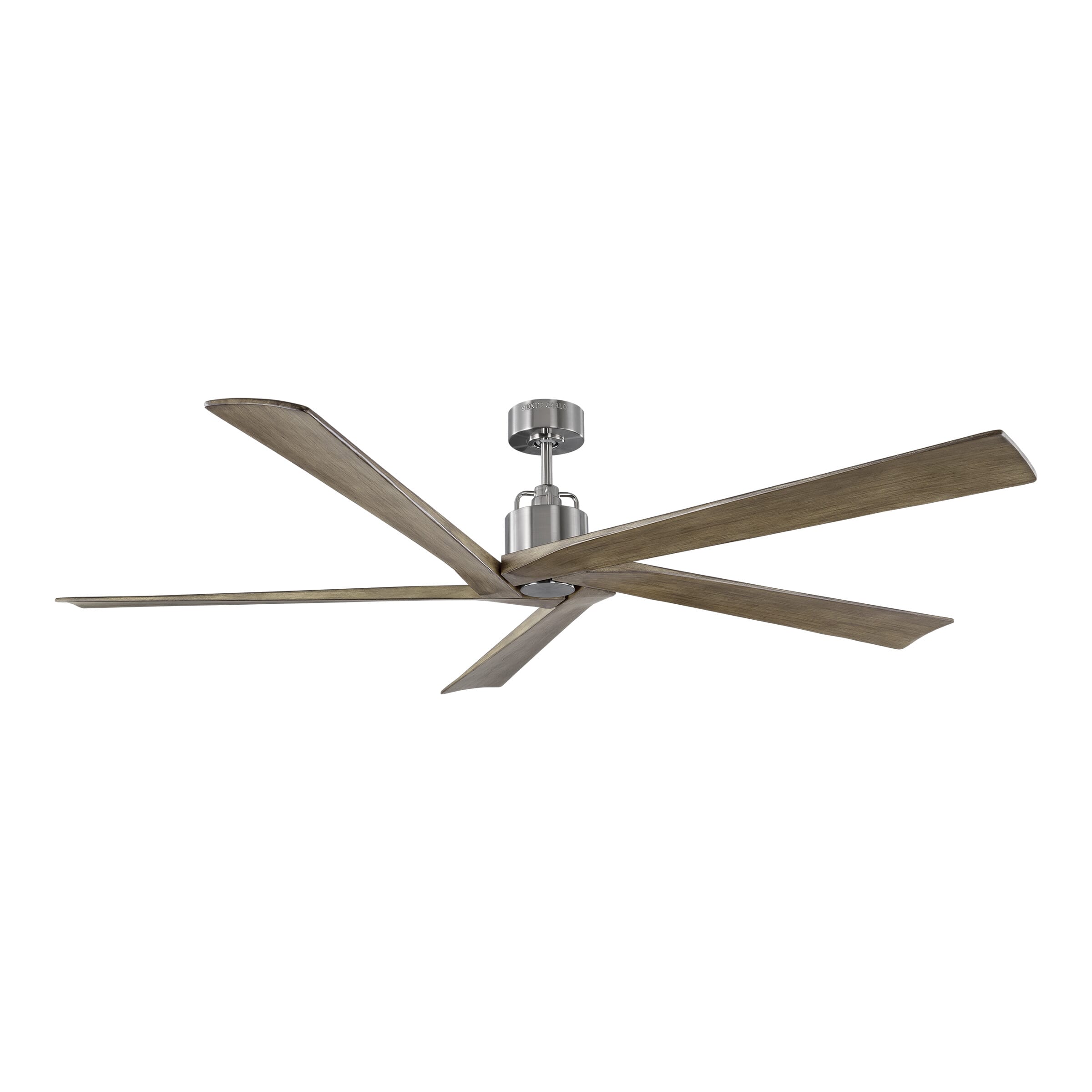 Aspen 70" Indoor Ceiling Fan in Brushed Stee
