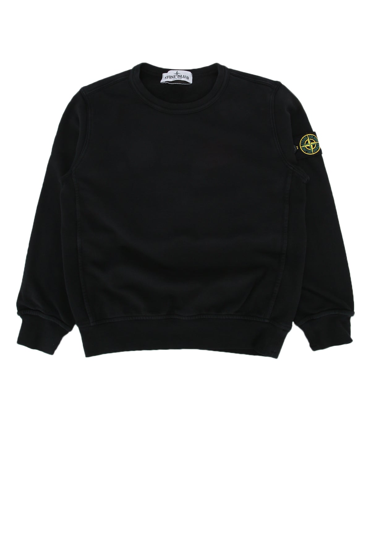 Logo-Embroidered Cotton Sweatshirt — Black