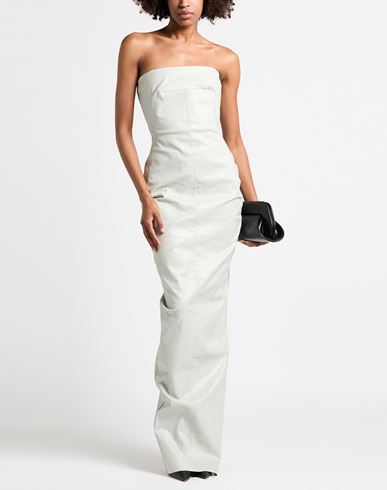 Woman Maxi dress Beige Size 6 Cotton, Elastomultiester, Rubber