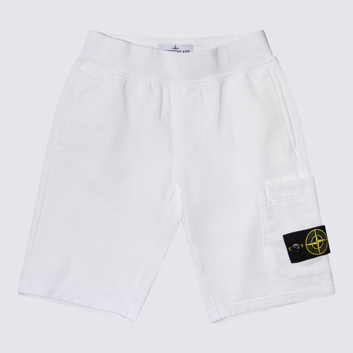 White Cotton Shorts