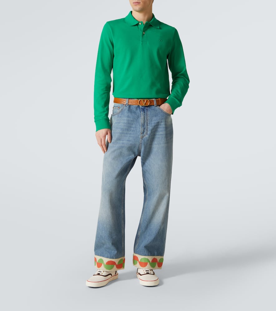 Valentino Cotton polo sweater