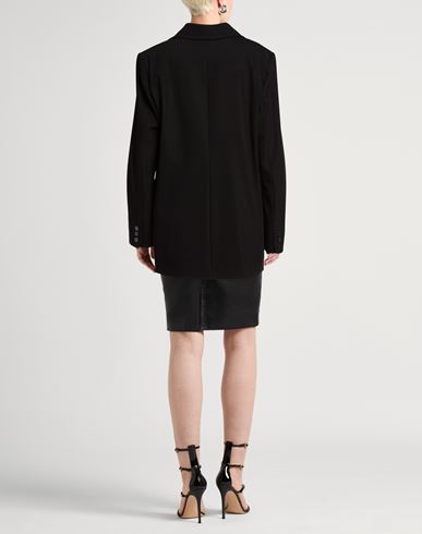 Woman Blazer Black Size 10 Polyester, Viscose, Elastane