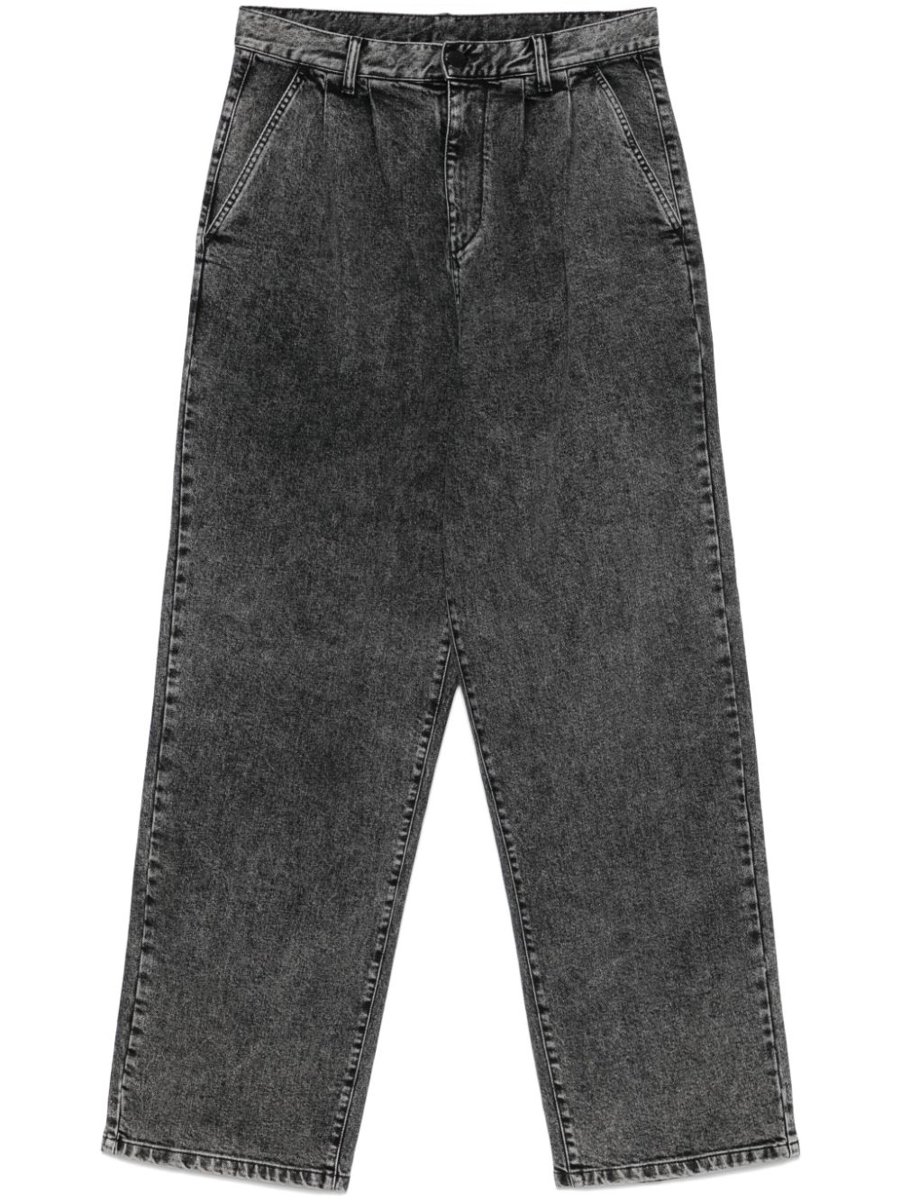 Pleated jeans - Black