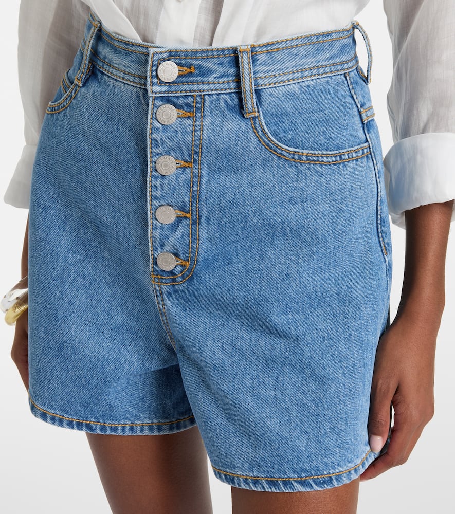 Alémais Stephi high-rise denim shorts