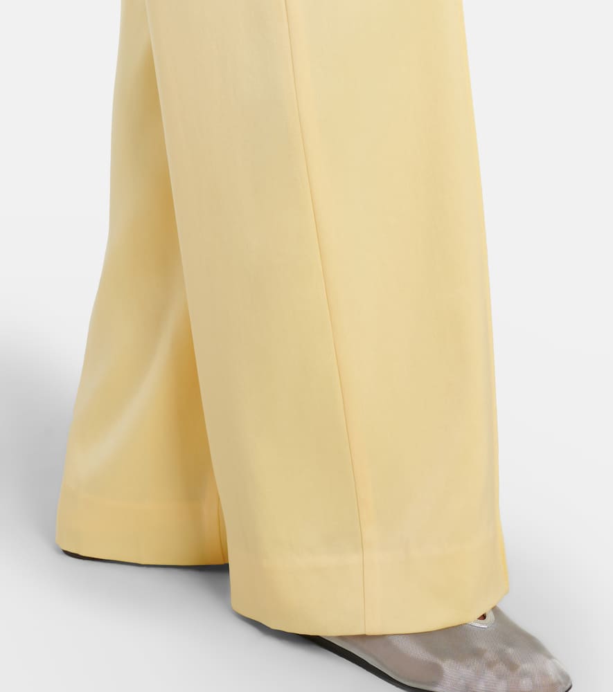 Kyra satin wide-leg pants