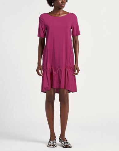 Alpha Studio Woman Mini dress Magenta Size 2 Cotton, Elastane