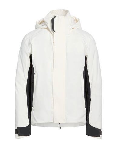 Man Jacket White Size M Virgin Wool, Polyamide, Elastane, Polyester, Polyurethane
