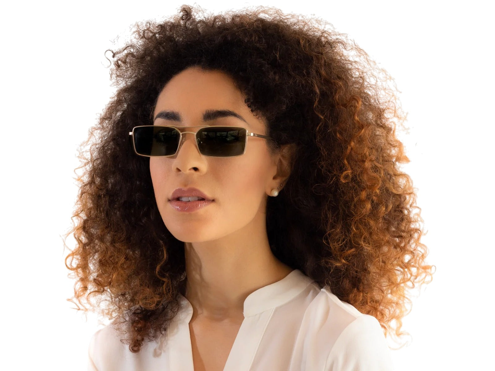 XLAB Unisex XLAB Mauritius Sonnenbrillen Metall Gold Hellblau Quadratisch Polarisiert
