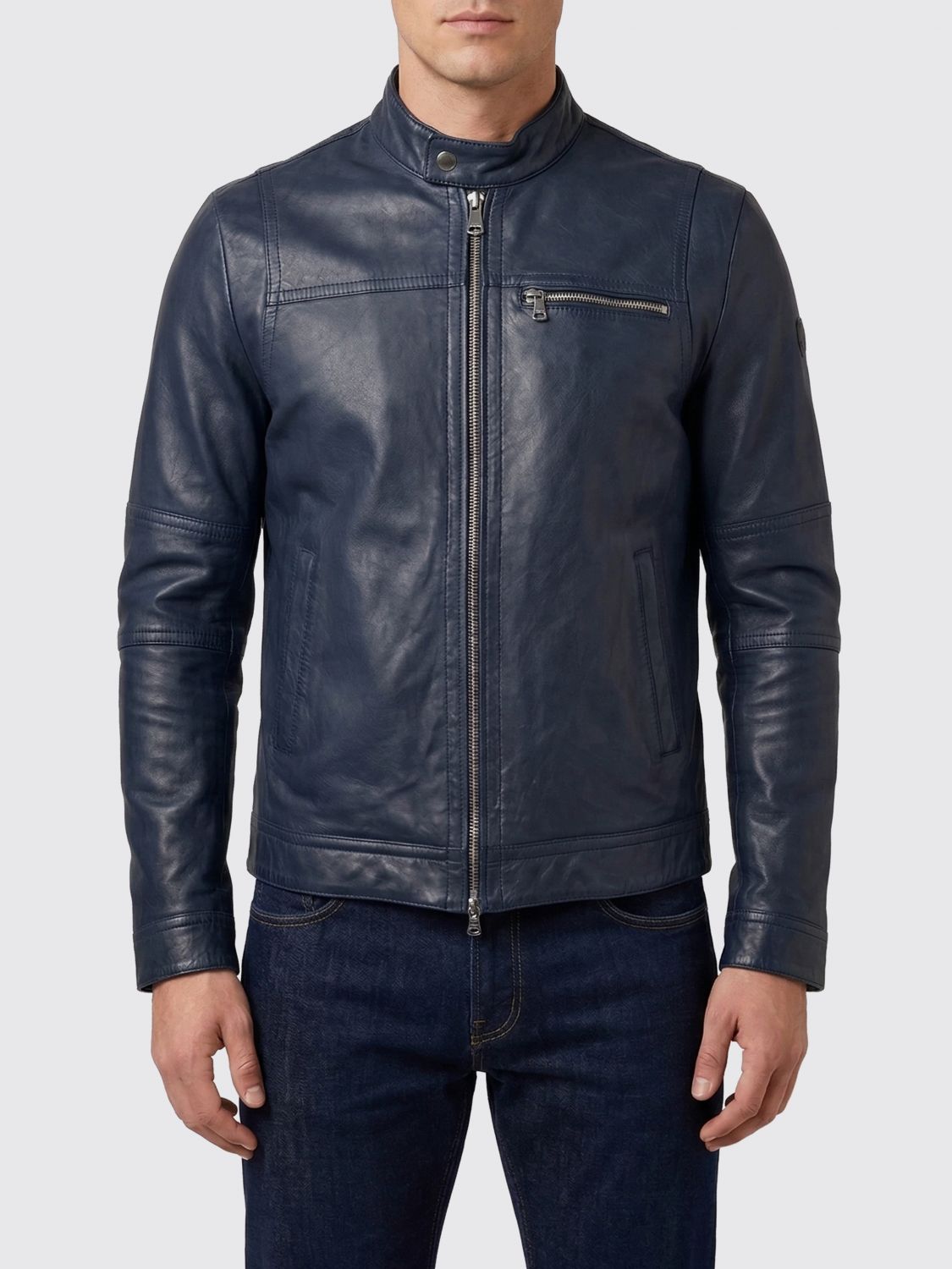 Jacket Men color Blue