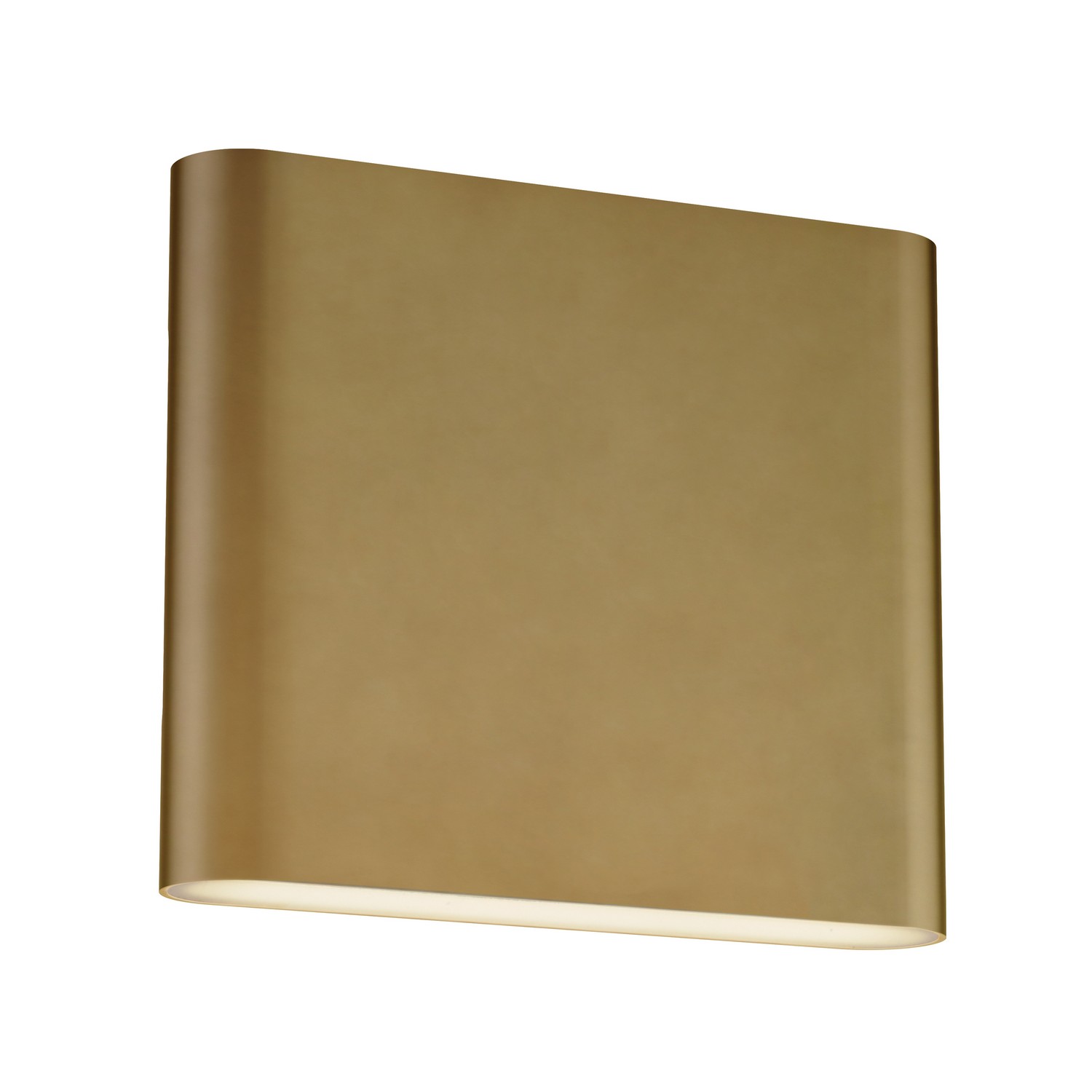 Natural Aged Brass LED Wall Sconce from the Spartan Collection