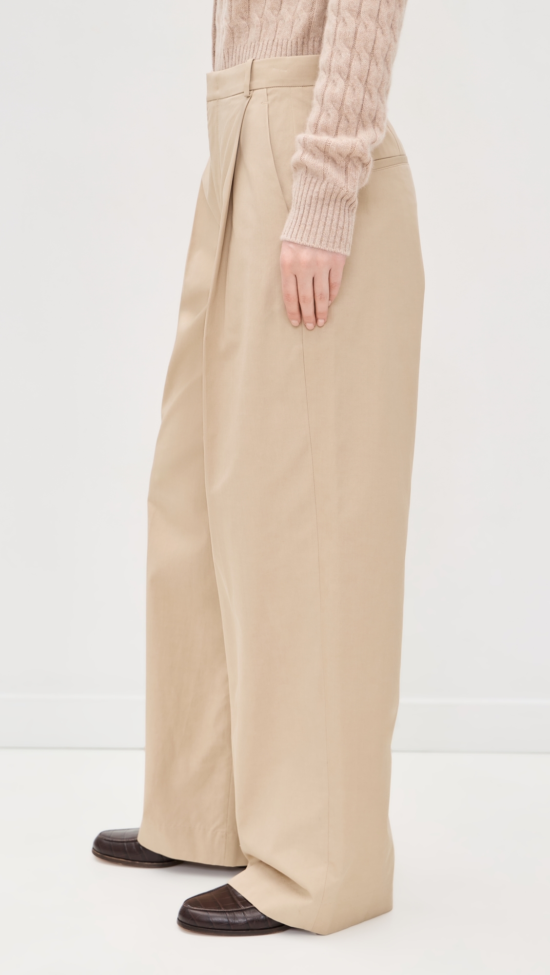 Camille Wide Leg Trousers Wheatstone