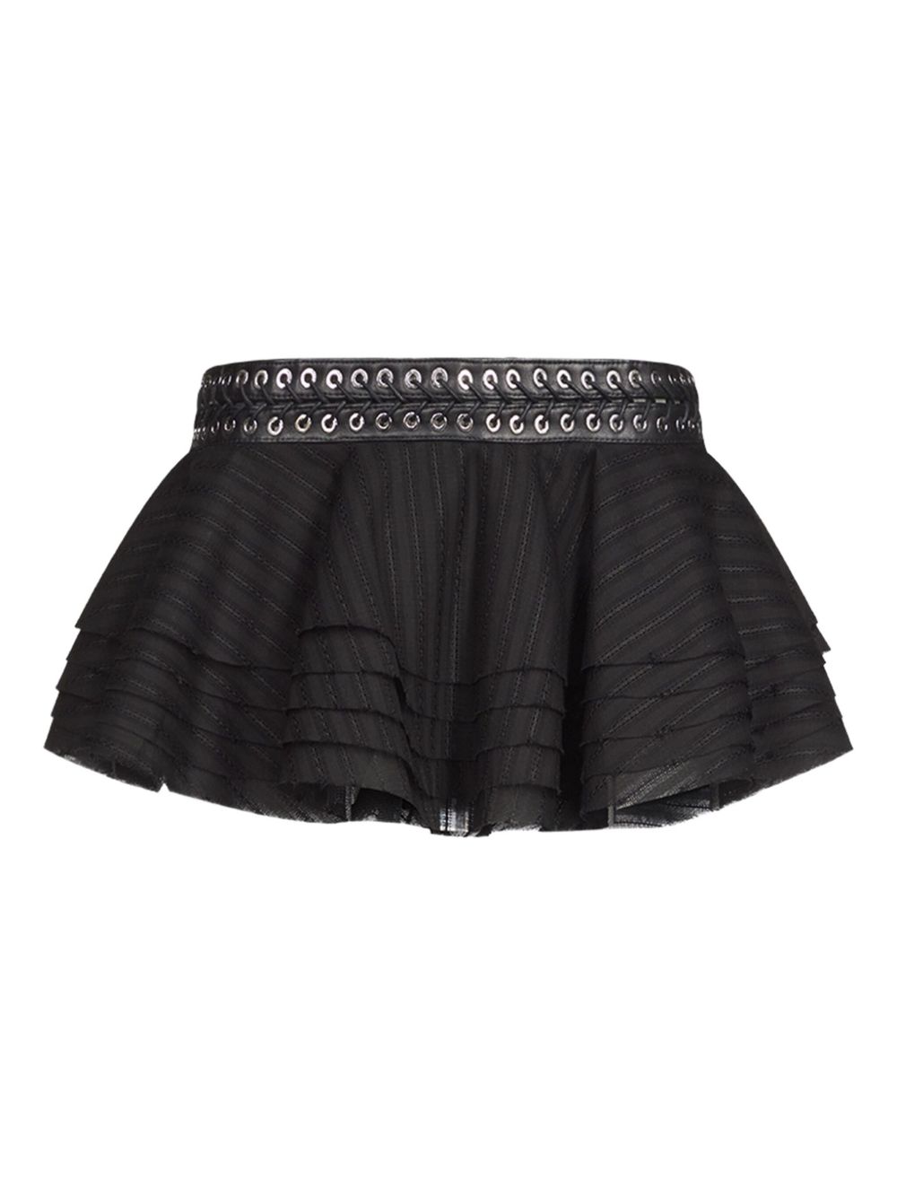Ludovic de Saint Sernin Charlotte micro skirt - Black