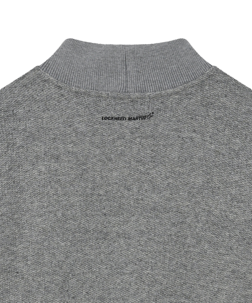 LM SMALL LOGO HALF-NECK KNITTED TS