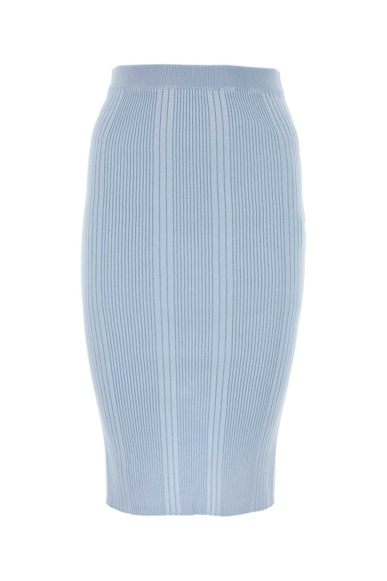 Pastel Light-blue Cotton Skirt