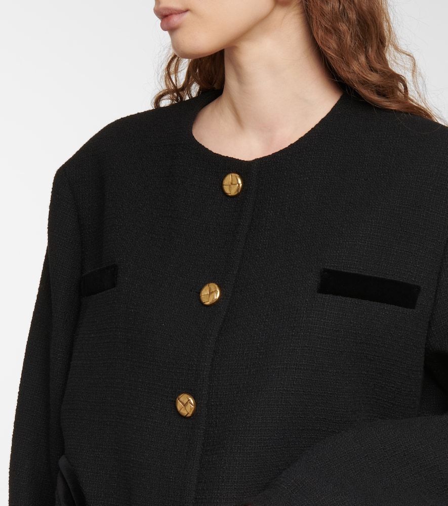 Blazé Milano Gliss cotton-blend bouclé jacket