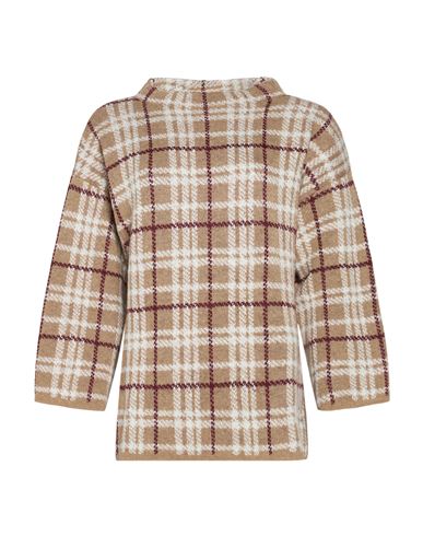 Woman Sweater Camel Size 2 Wool, Polyacrylic, Polyamide, Mohair wool