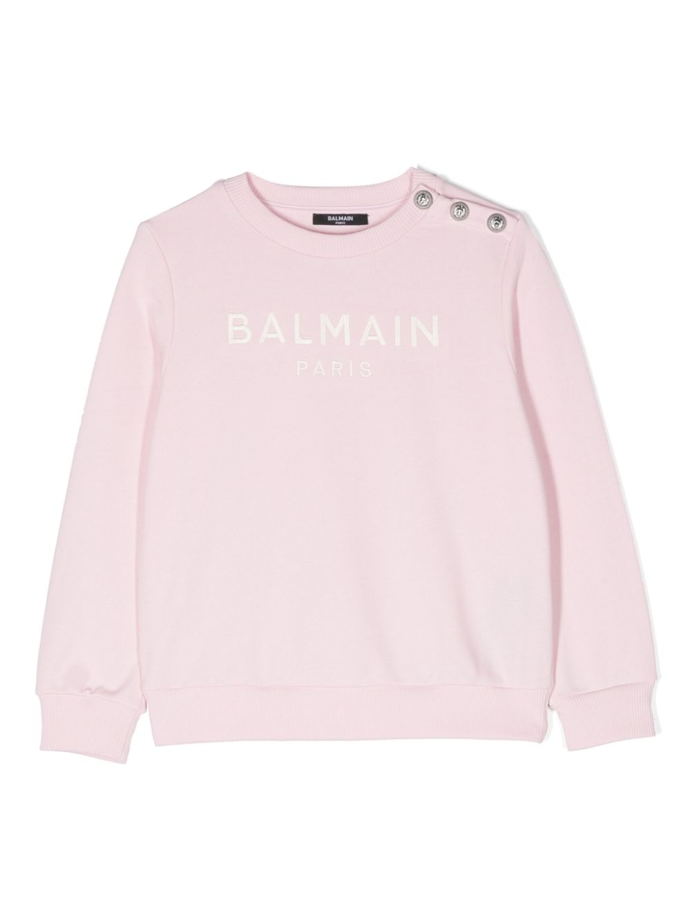 Logo-embroidered cotton sweatshirt - Blue