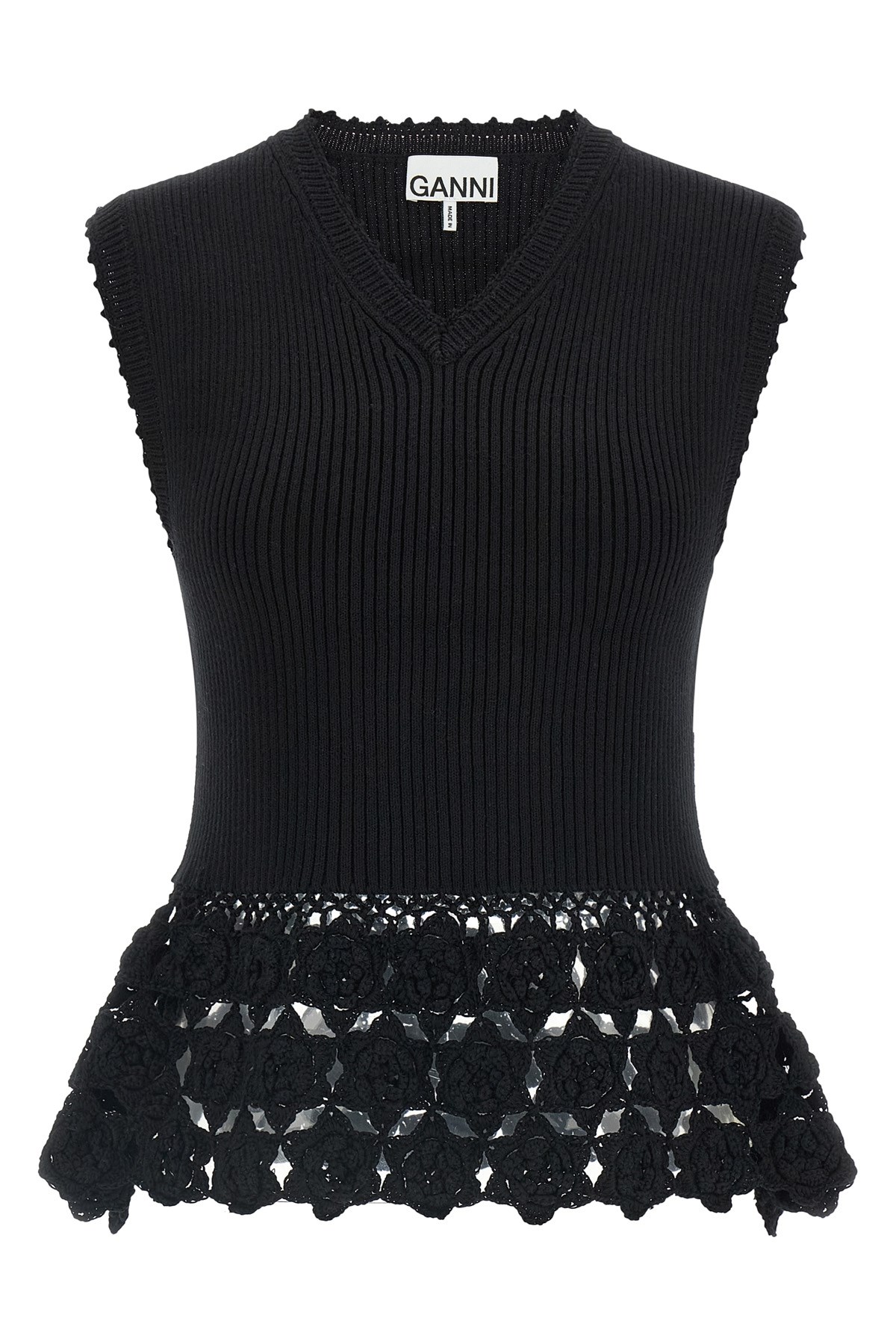 'Cotton Crochet' Vest