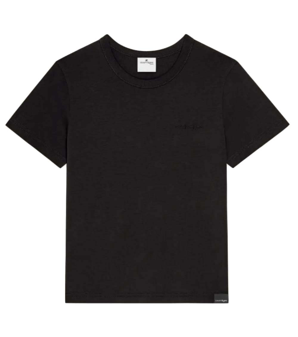 Black Crew Neck Logo T-Shirt