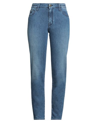 Jacob Cohёn Woman Jeans Blue Size 26 Cotton, Elastomultiester, Elastane