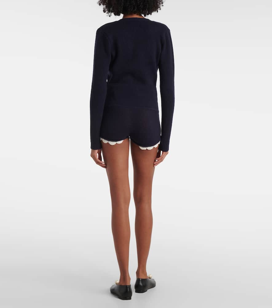 Cashmere shorts