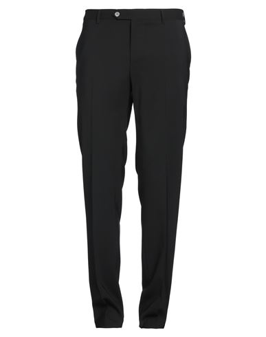 Tombolini Man Pants Black Size 36 Virgin Wool, Elastane