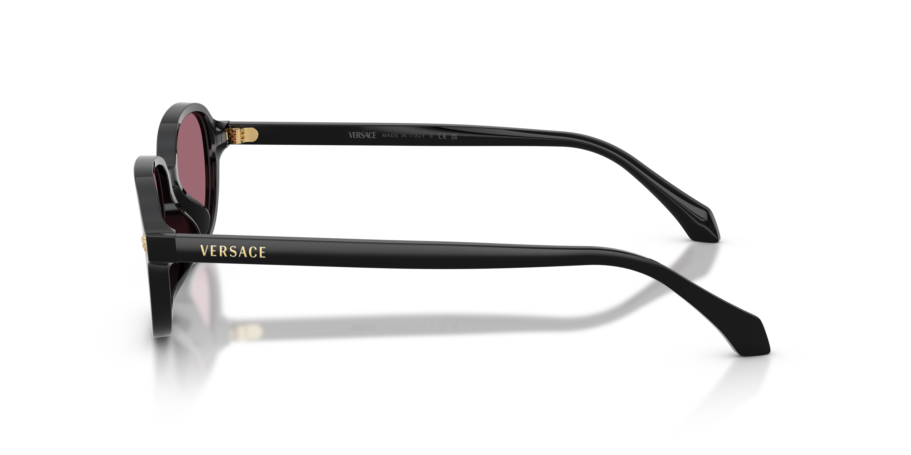 Versace Mujer Versace VE4514D /1A Gafas de sol Acetato Negro Violeta Pillow Norma