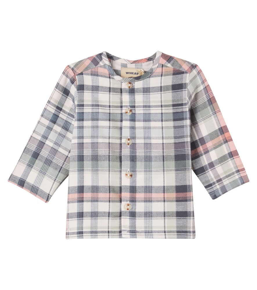 Baby Shelby checked cotton shirt